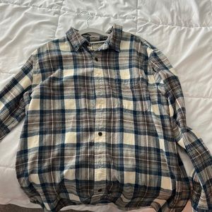 LL Bean used blue flannel